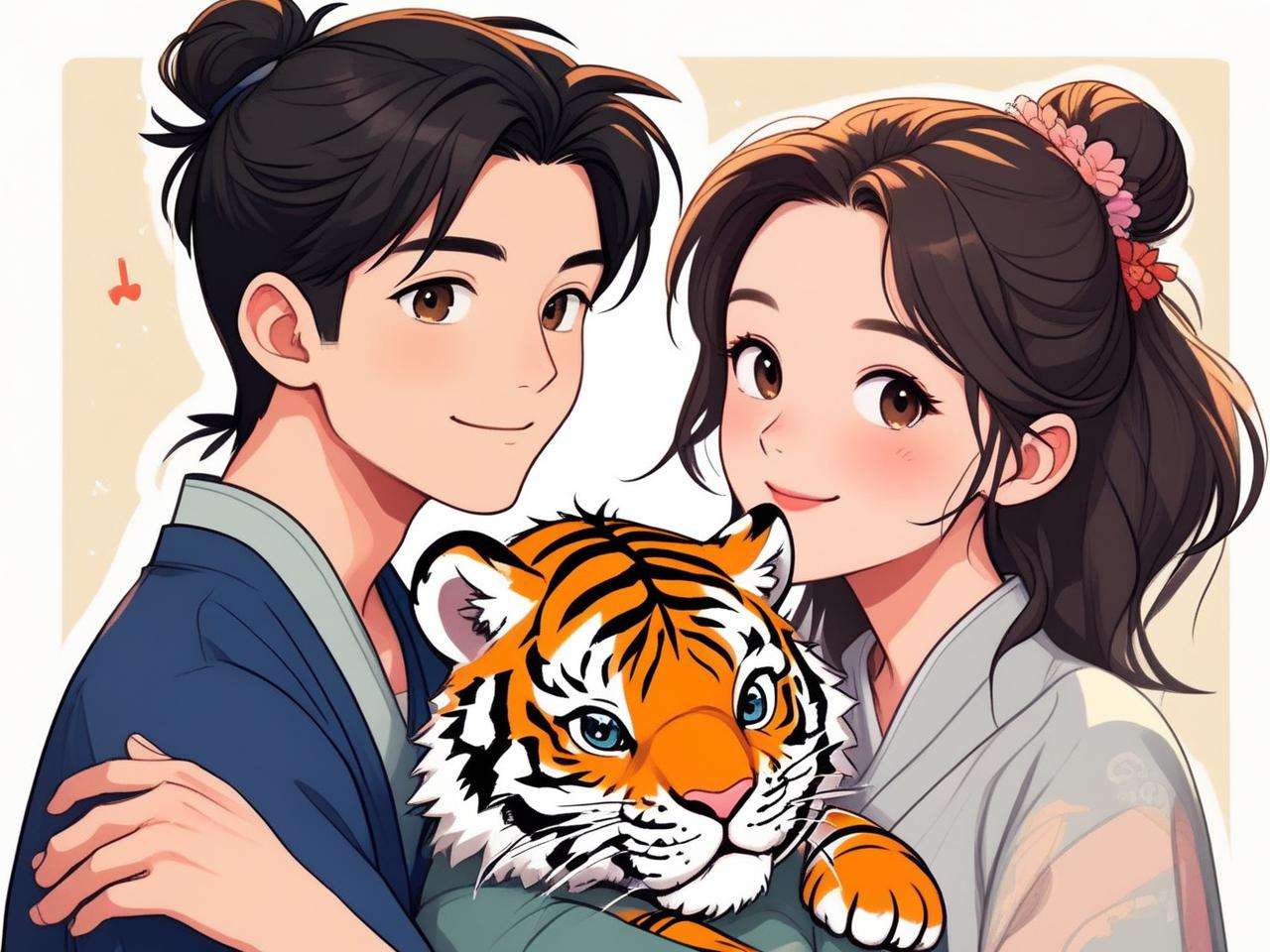 夫妻名字算宝宝？男孩属虎的奥秘与解读