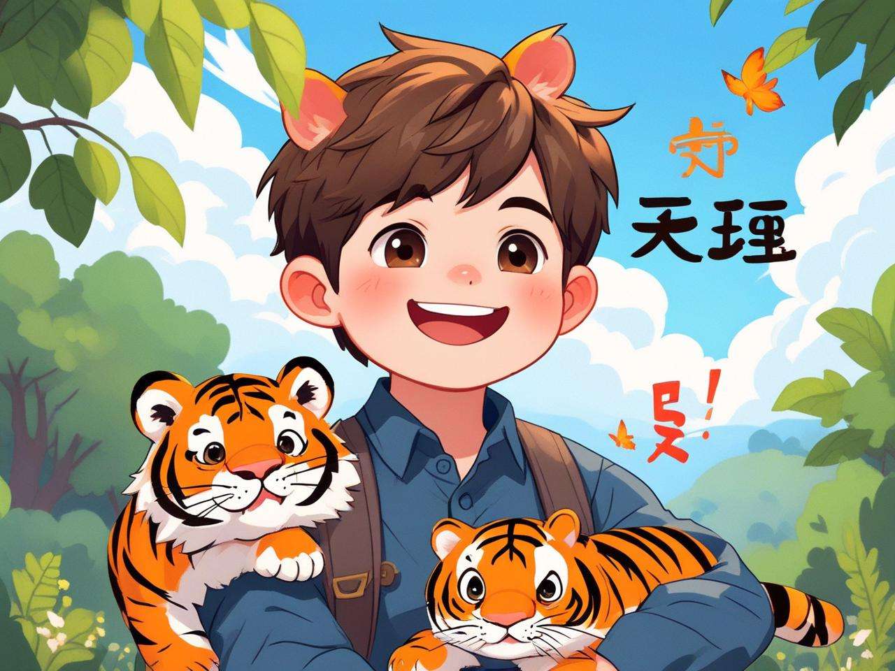 男孩名字里能带“天”字吗?属虎男孩取名有讲究