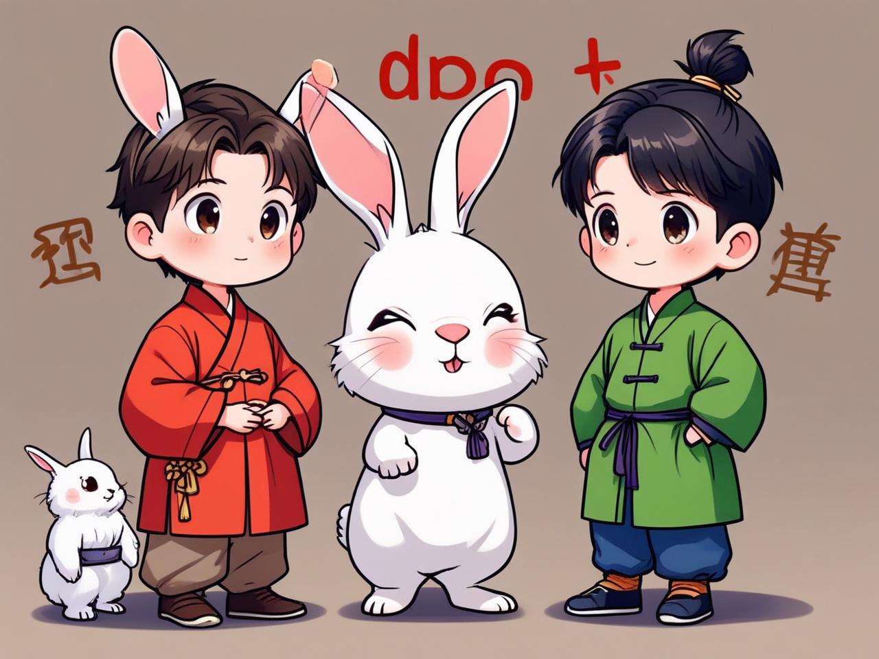 属兔男孩名字宜用字大全：四字精选