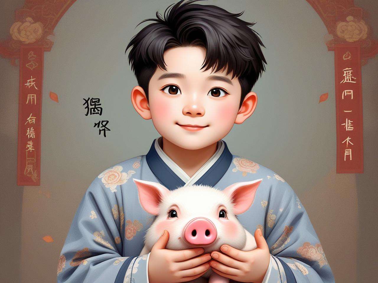 属猪人带财运名字男孩好吗？解析与建议