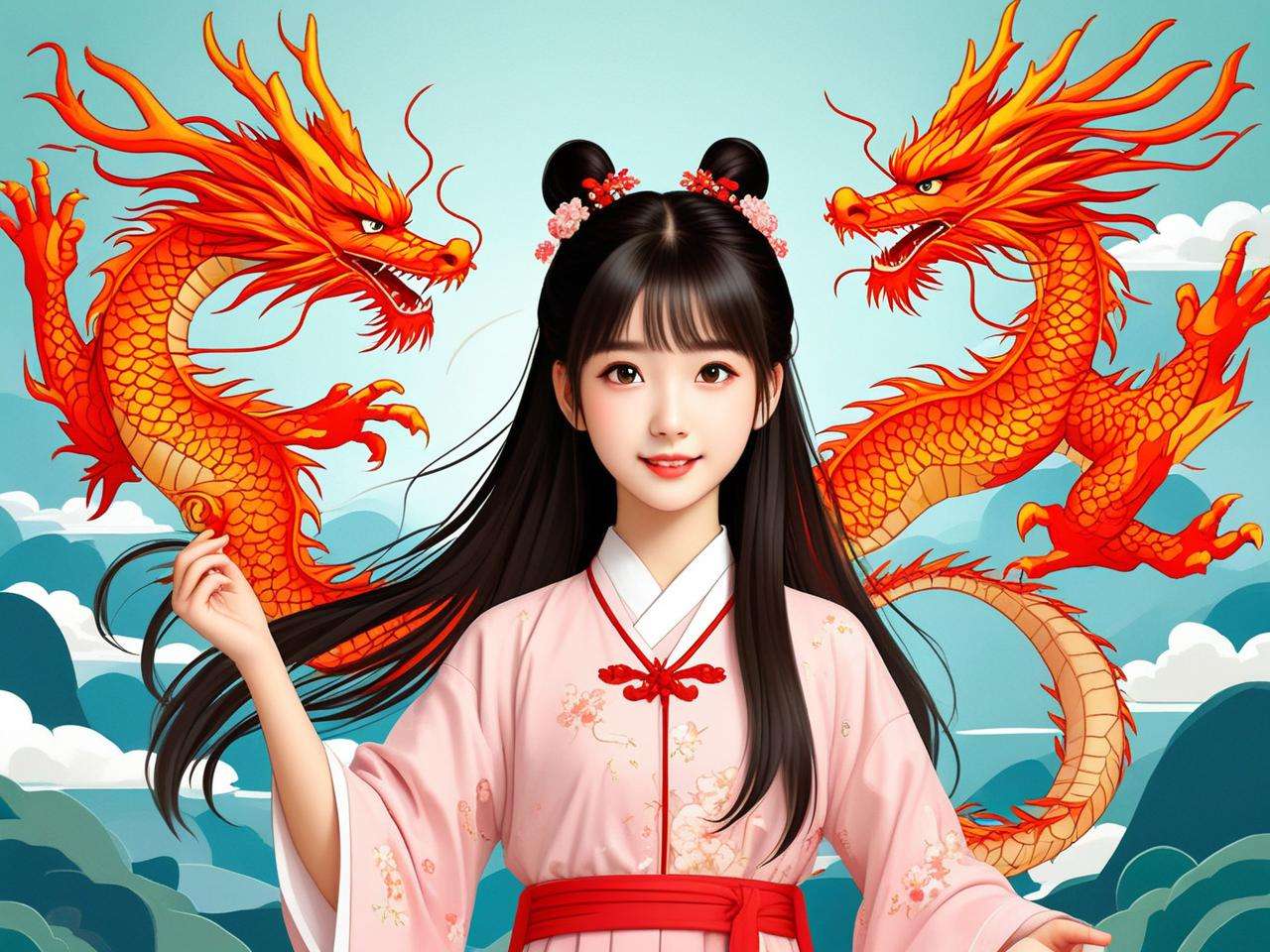 姓田女孩属龙起名,好名字带来好运势