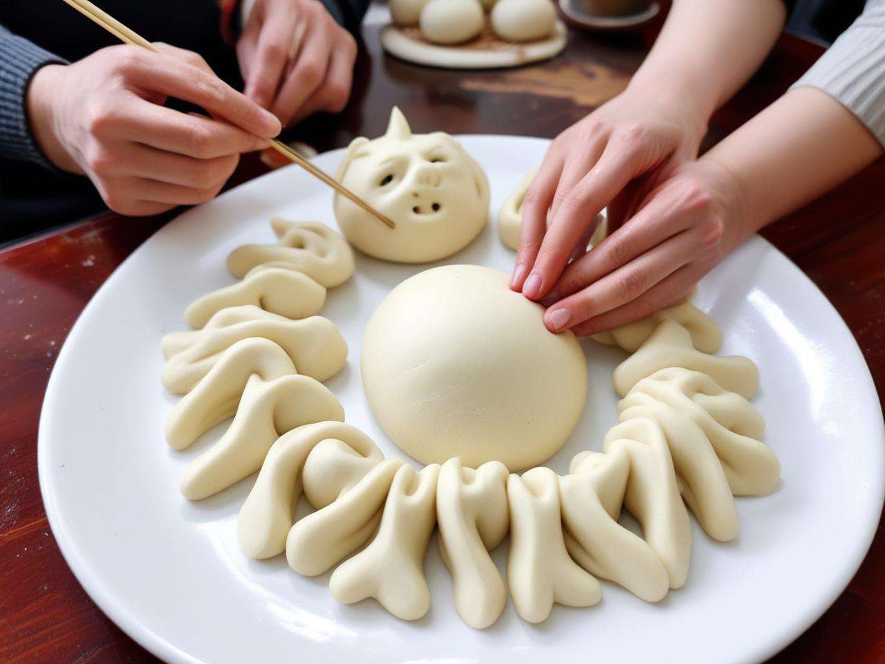 面塑艺术与命理：面团上的命运塑造