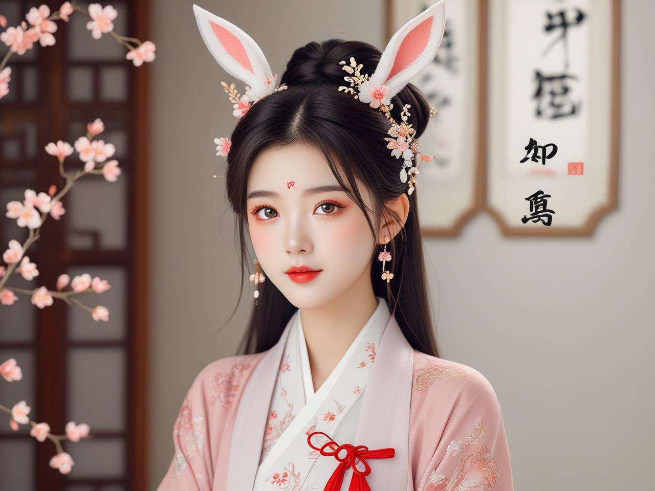 属兔女孩姓岳起名大全,好名相伴展芳华