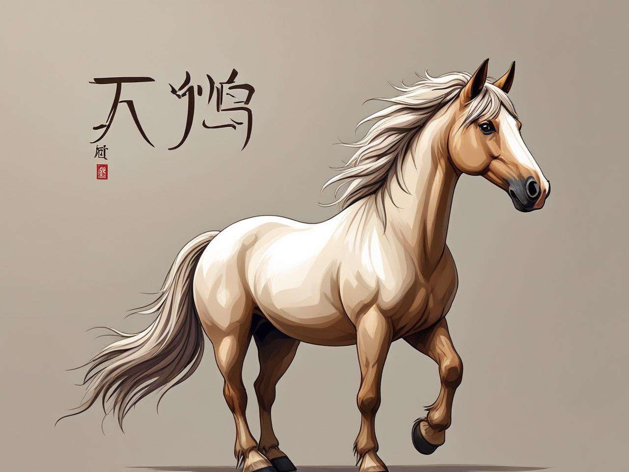 属马名字带“人”字,寓意吉祥好运