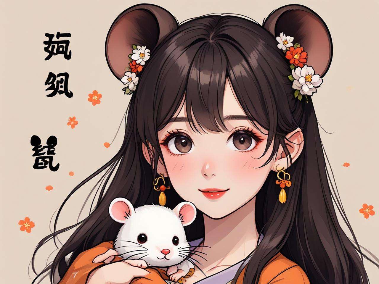 属鼠姓聂的女孩子起名字,寓意美好超好听
