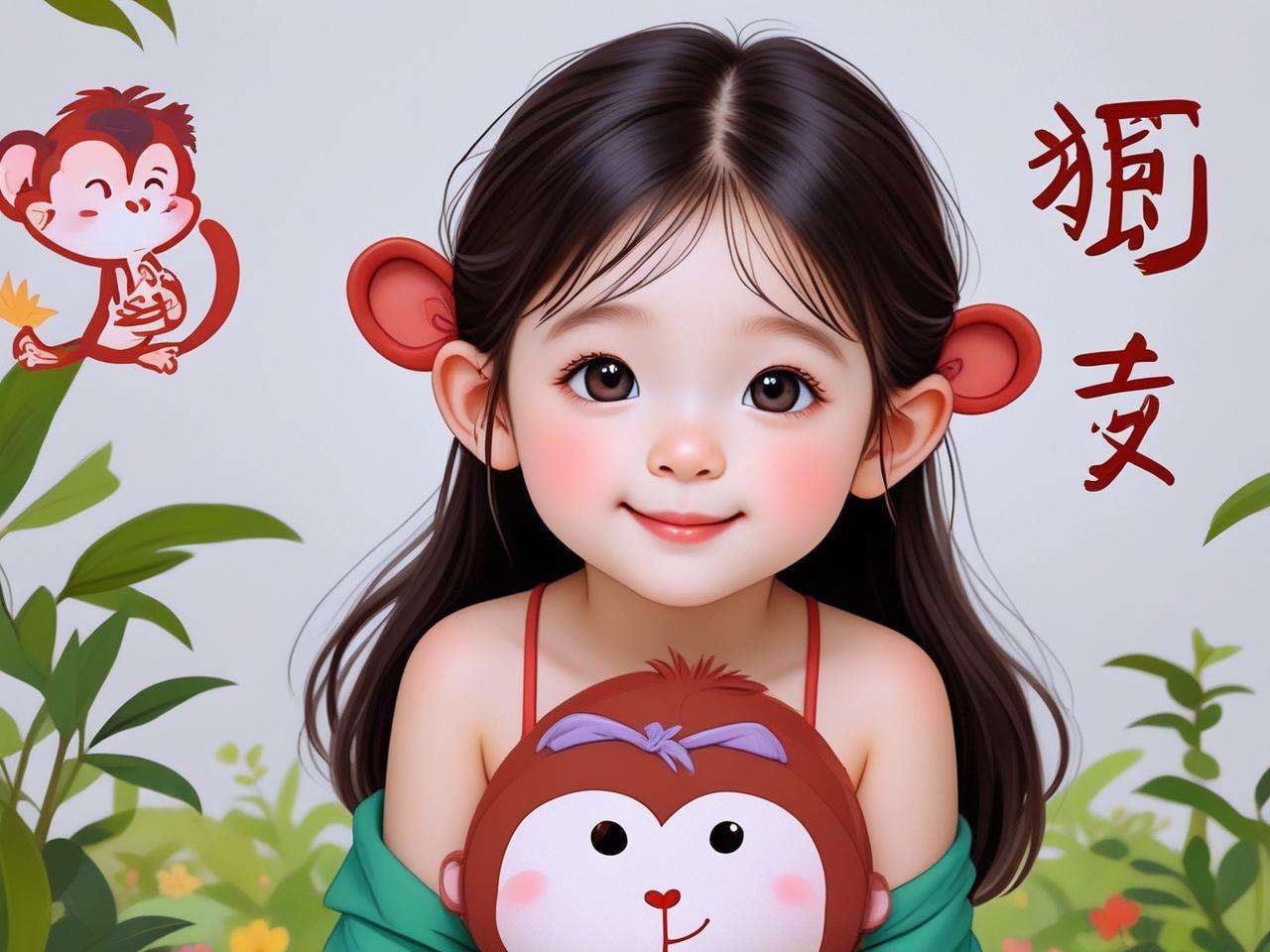 属猴女儿名字怎么取好听?这里有妙招!