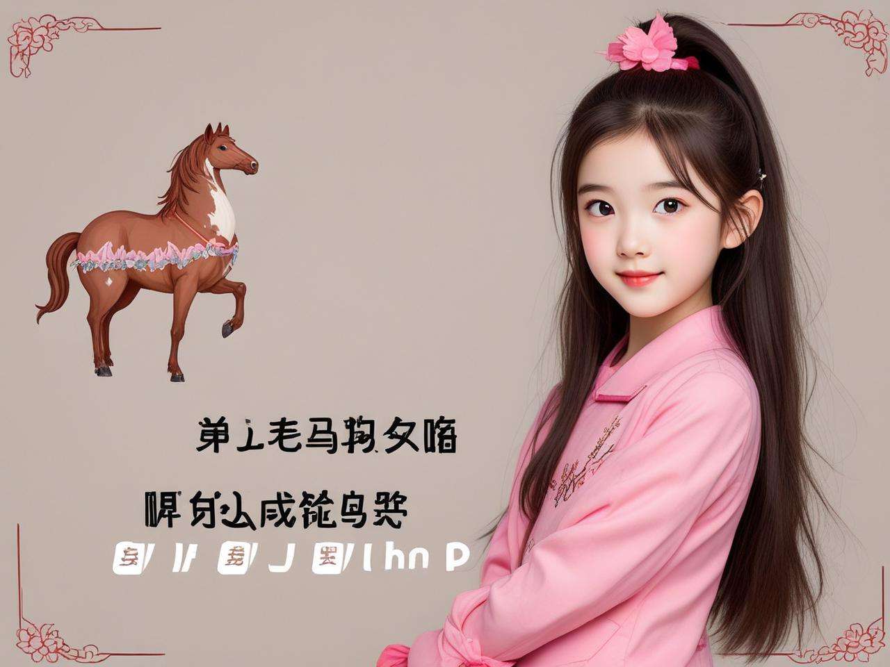 好听女孩名：属马女孩的诗意与灵动