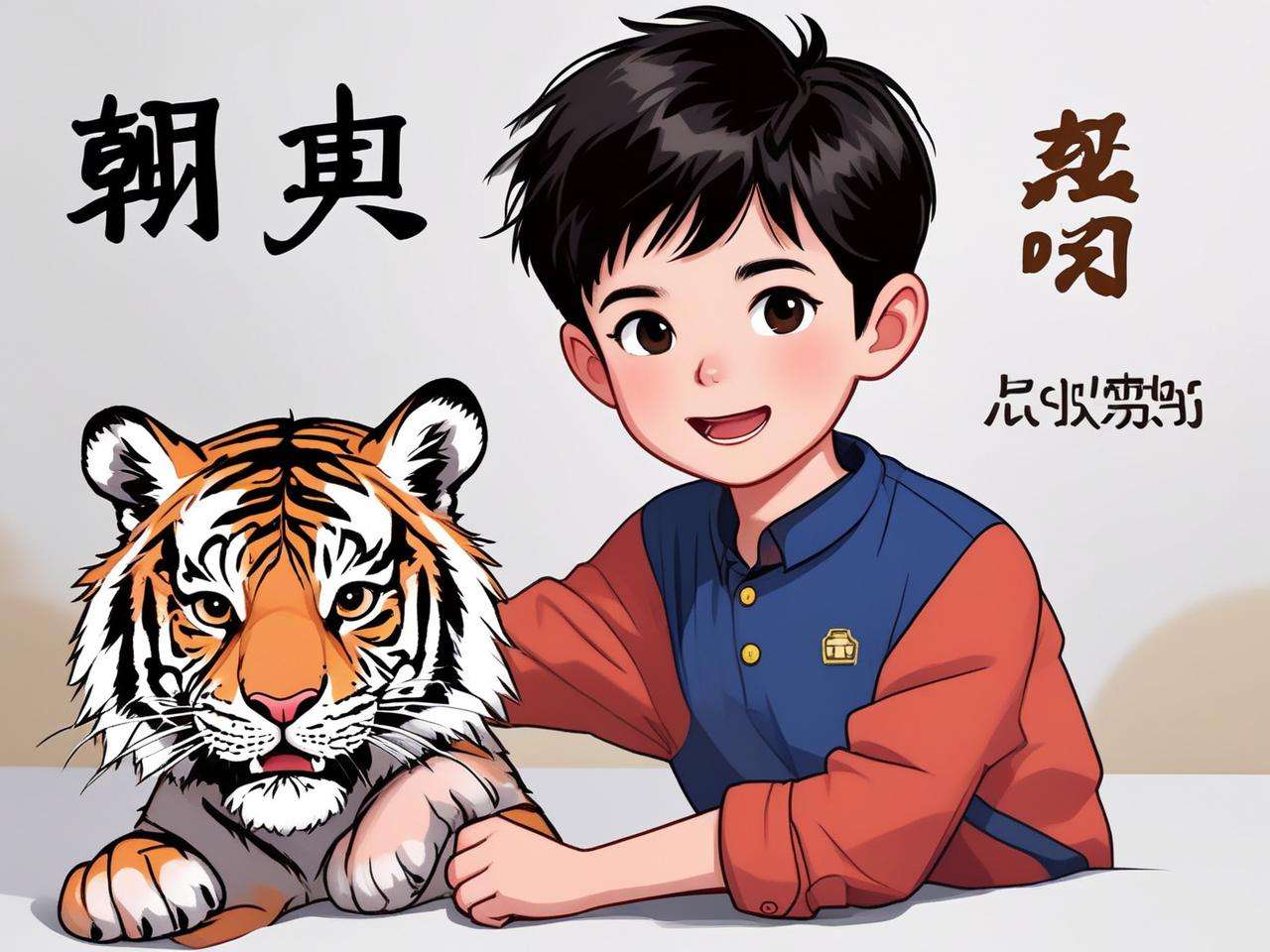 男孩名字带朝字好吗?属虎男孩的名字寓意