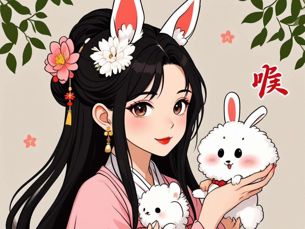 属兔女孩名字带遐：寓意与魅力的探寻