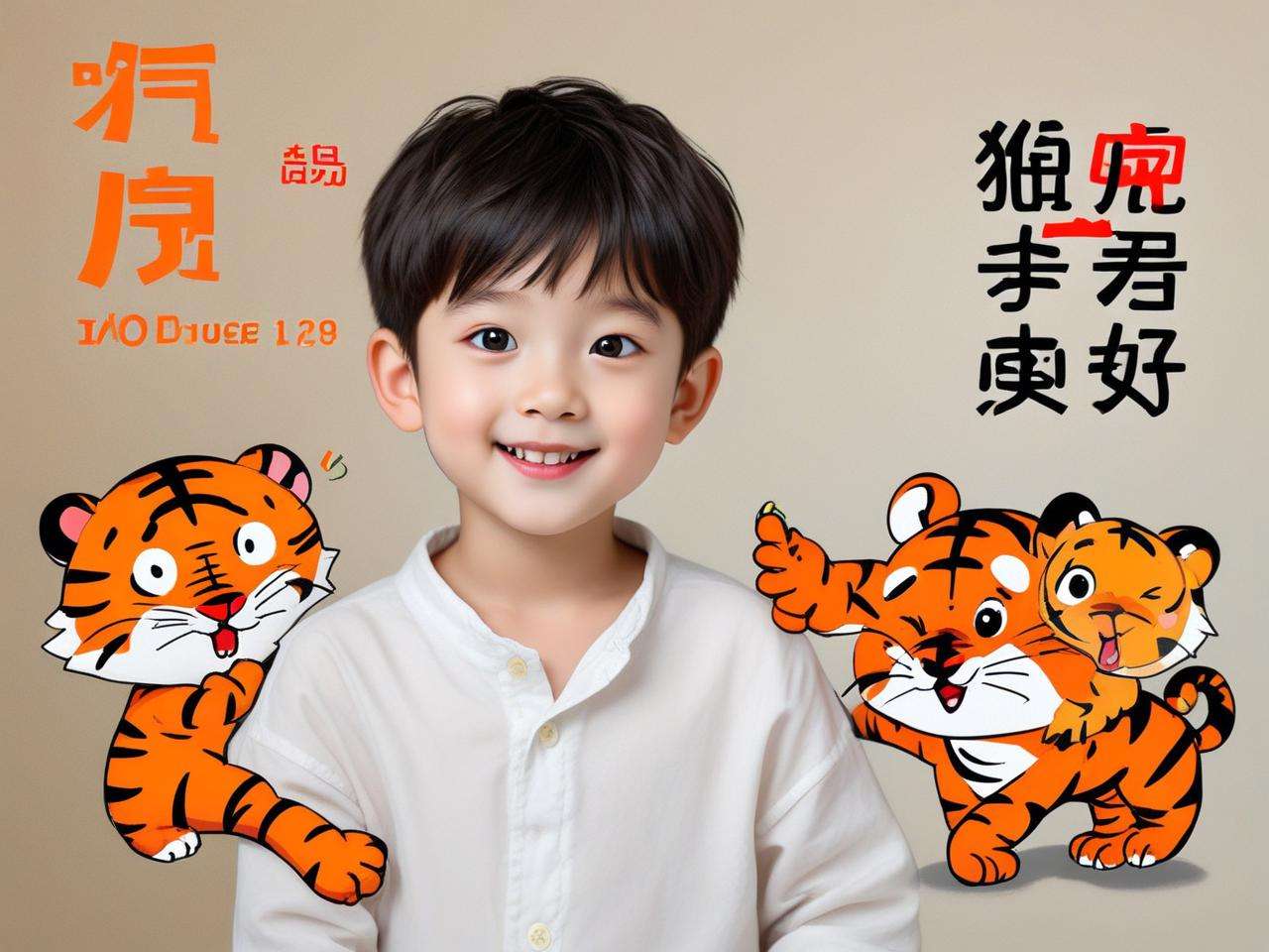 属虎男孩优乐，叫什么名字好听呢？