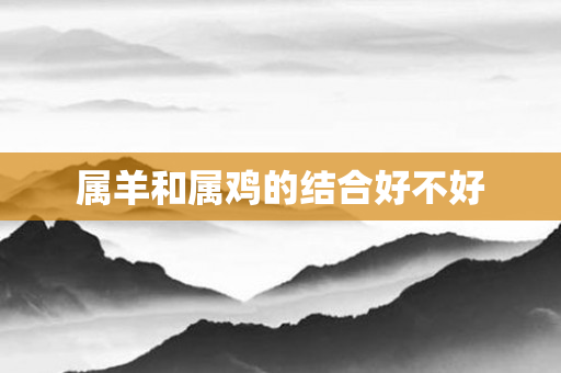 属羊和属鸡的结合好不好