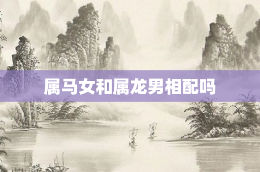 属马女和属龙男相配吗