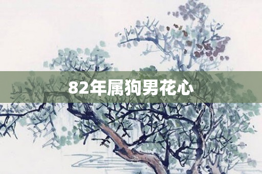 82年属狗男花心