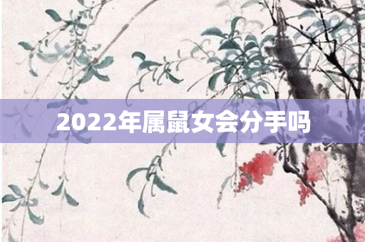 2022年属鼠女会分手吗
