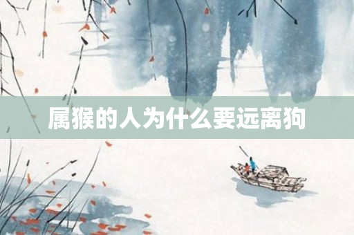 属猴的人为什么要远离狗