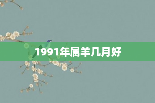 1991年属羊几月好