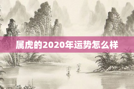 属虎的2020年运势怎么样