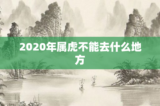 2020年属虎不能去什么地方