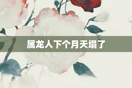 属龙人下个月天塌了