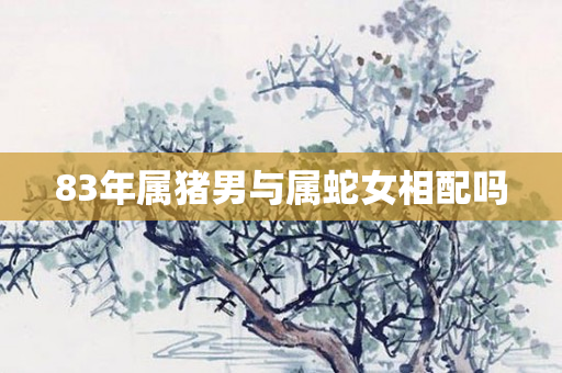 83年属猪男与属蛇女相配吗