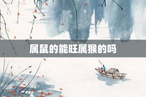 属鼠的能旺属猴的吗