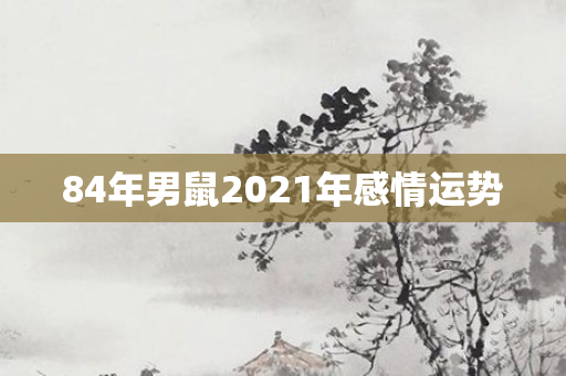 84年男鼠2021年感情运势