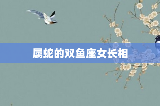属蛇的双鱼座女长相