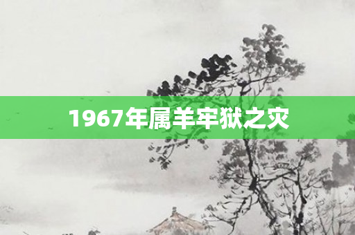 1967年属羊牢狱之灾