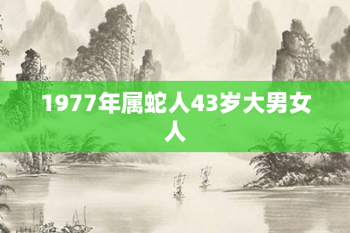1977年属蛇人43岁大男女人
