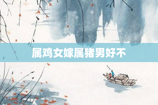 属鸡女嫁属猪男好不