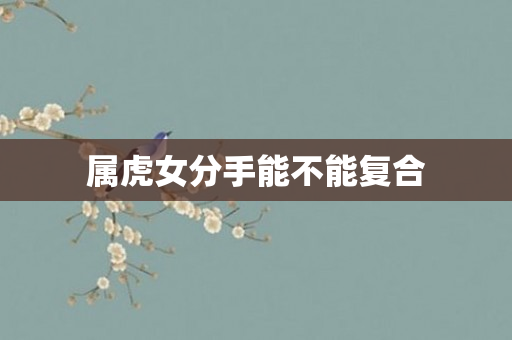 属虎女分手能不能复合