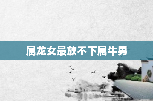属龙女最放不下属牛男