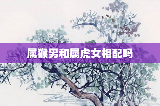 属猴男和属虎女相配吗