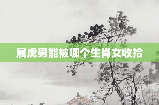 属虎男能被哪个生肖女收拾