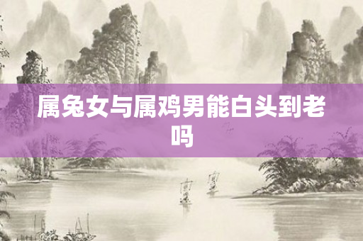 属兔女与属鸡男能白头到老吗