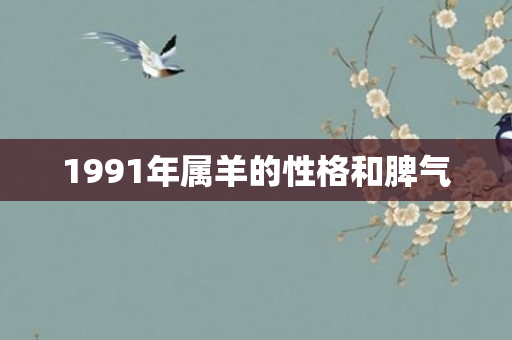 1991年属羊的性格和脾气