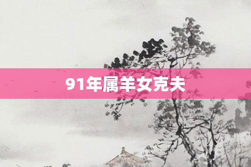 91年属羊女克夫
