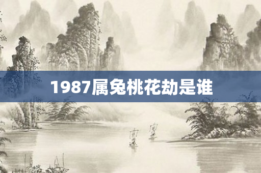 1987属兔桃花劫是谁