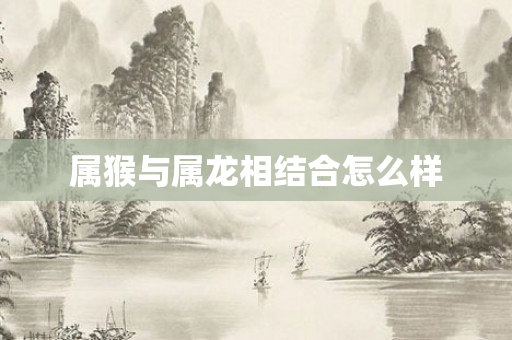 属猴与属龙相结合怎么样