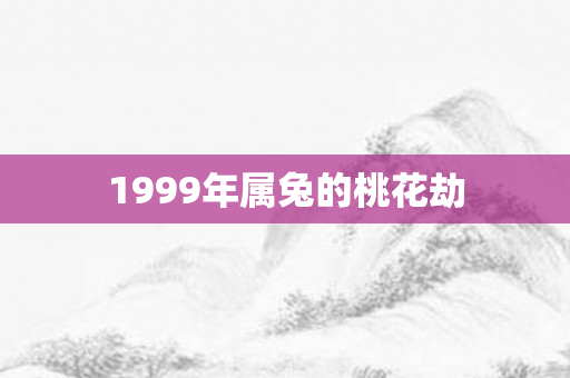 1999年属兔的桃花劫