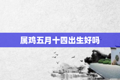 属鸡五月十四出生好吗