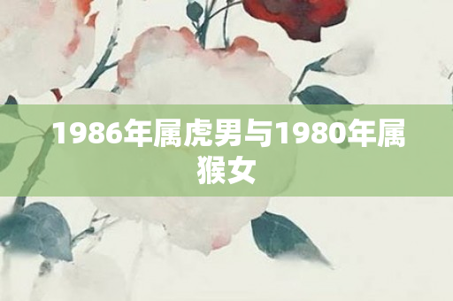 1986年属虎男与1980年属猴女