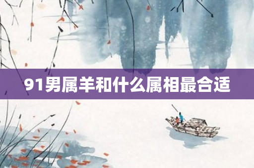 91男属羊和什么属相最合适