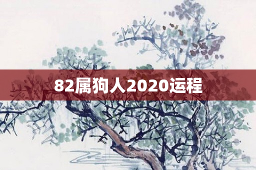 82属狗人2020运程