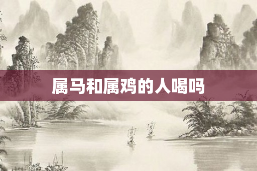 属马和属鸡的人喝吗
