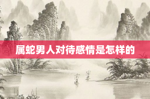 属蛇男人对待感情是怎样的