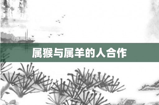 属猴与属羊的人合作