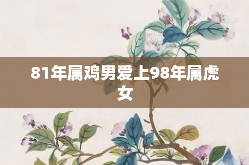 81年属鸡男爱上98年属虎女