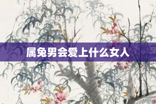属兔男会爱上什么女人