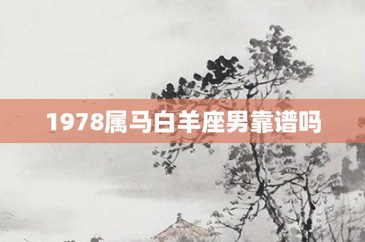 1978属马白羊座男靠谱吗